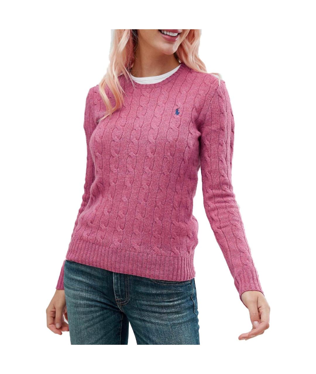 POLO RALPH LAUREN Розовый джемпер / свитер, фото 3