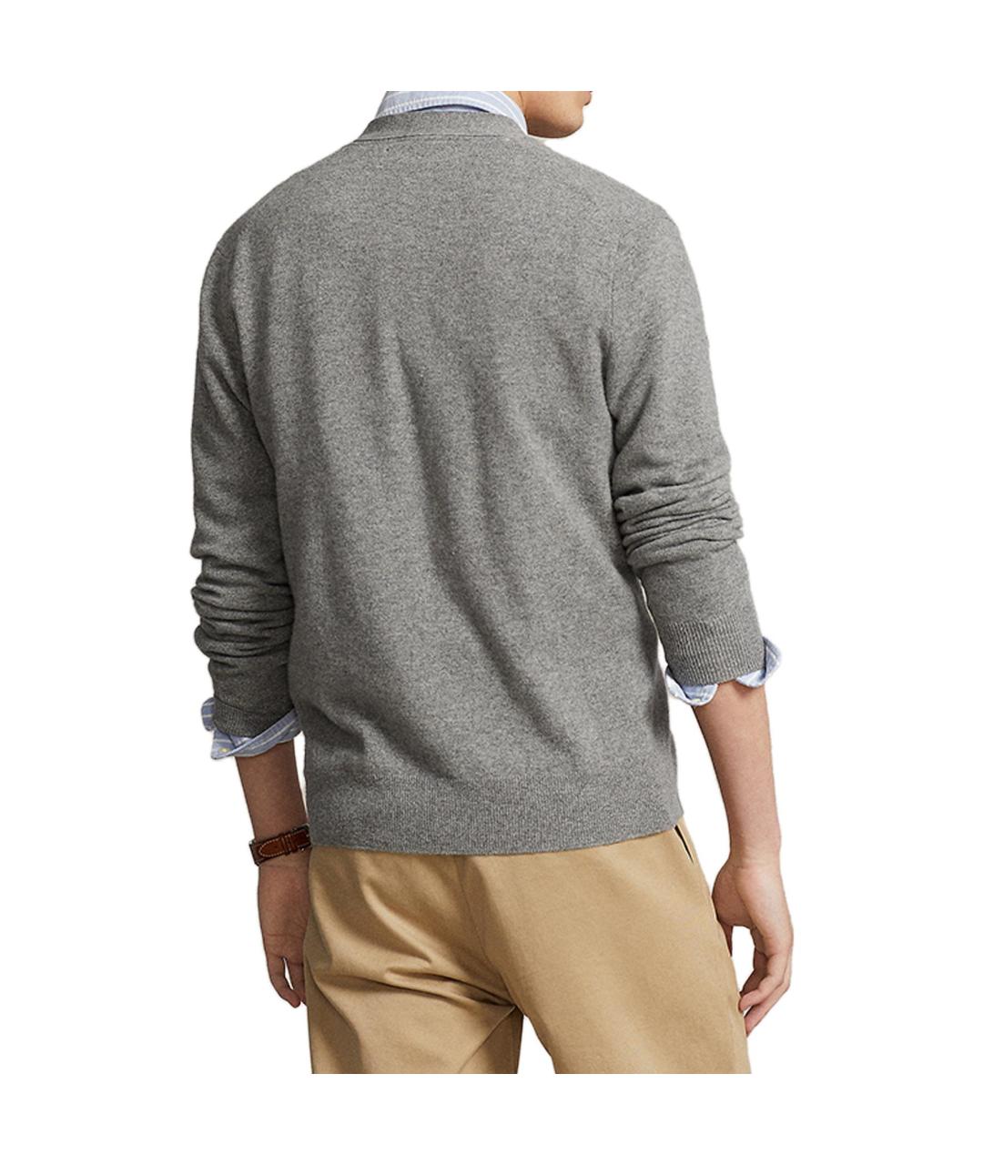 POLO RALPH LAUREN Серый джемпер / свитер, фото 3