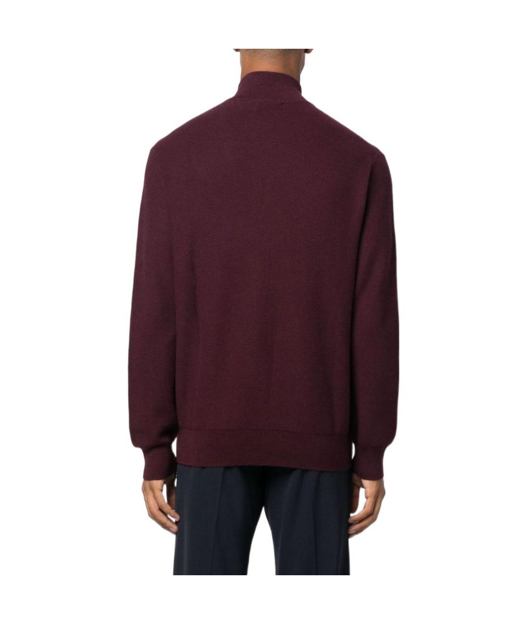 POLO RALPH LAUREN Бордовый джемпер / свитер, фото 4