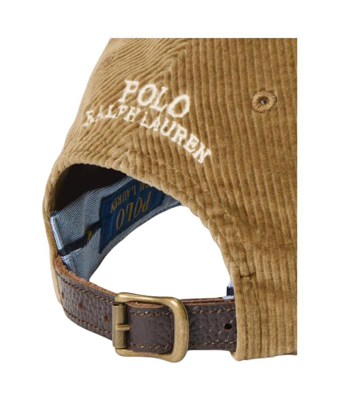 POLO RALPH LAUREN Коричневая кепка/бейсболка, фото 5