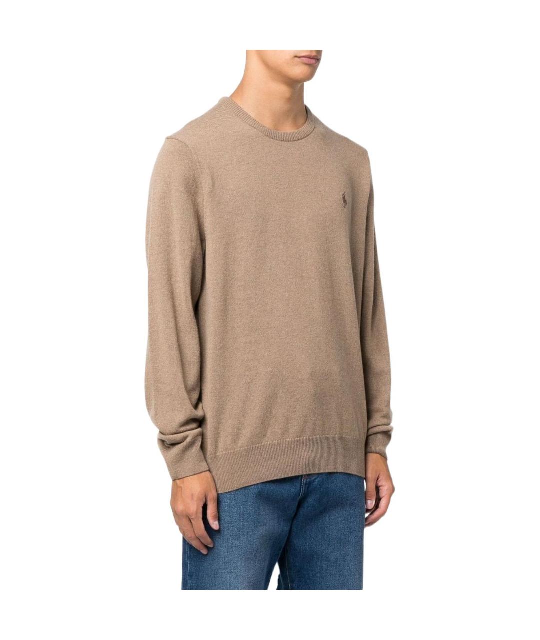 POLO RALPH LAUREN Коричневый джемпер / свитер, фото 3
