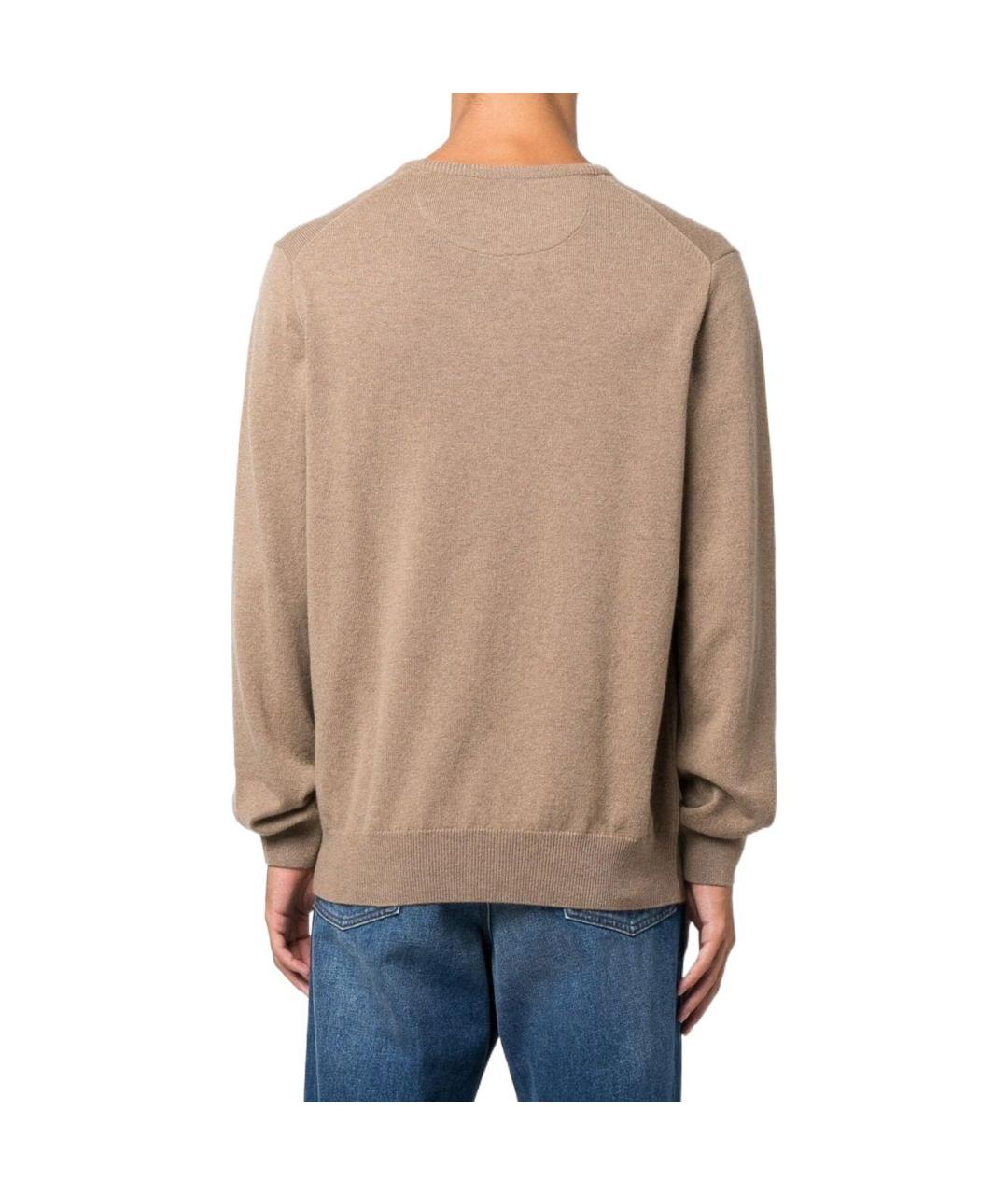 POLO RALPH LAUREN Коричневый джемпер / свитер, фото 4