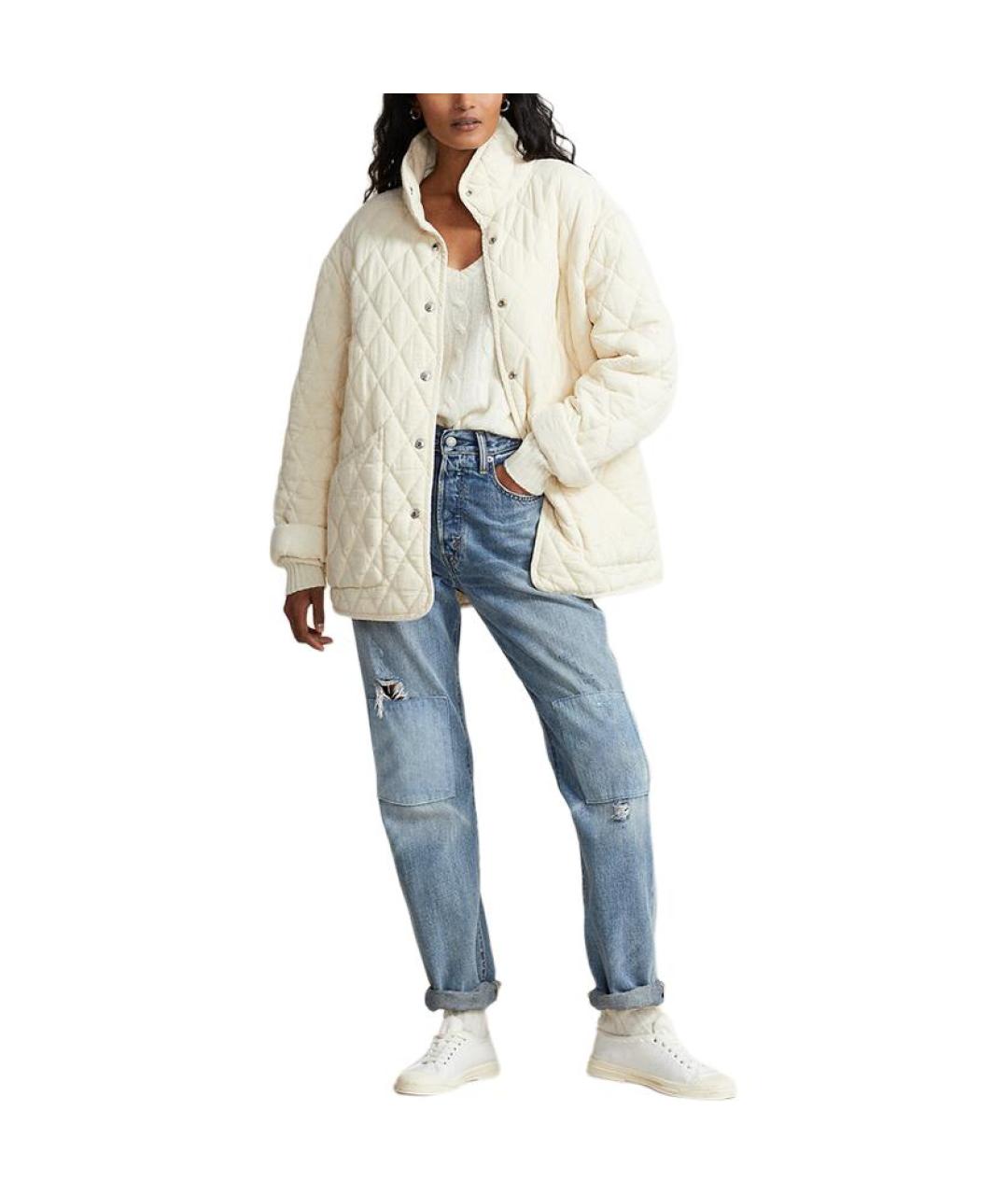 POLO RALPH LAUREN Бежевый пуховик, фото 2