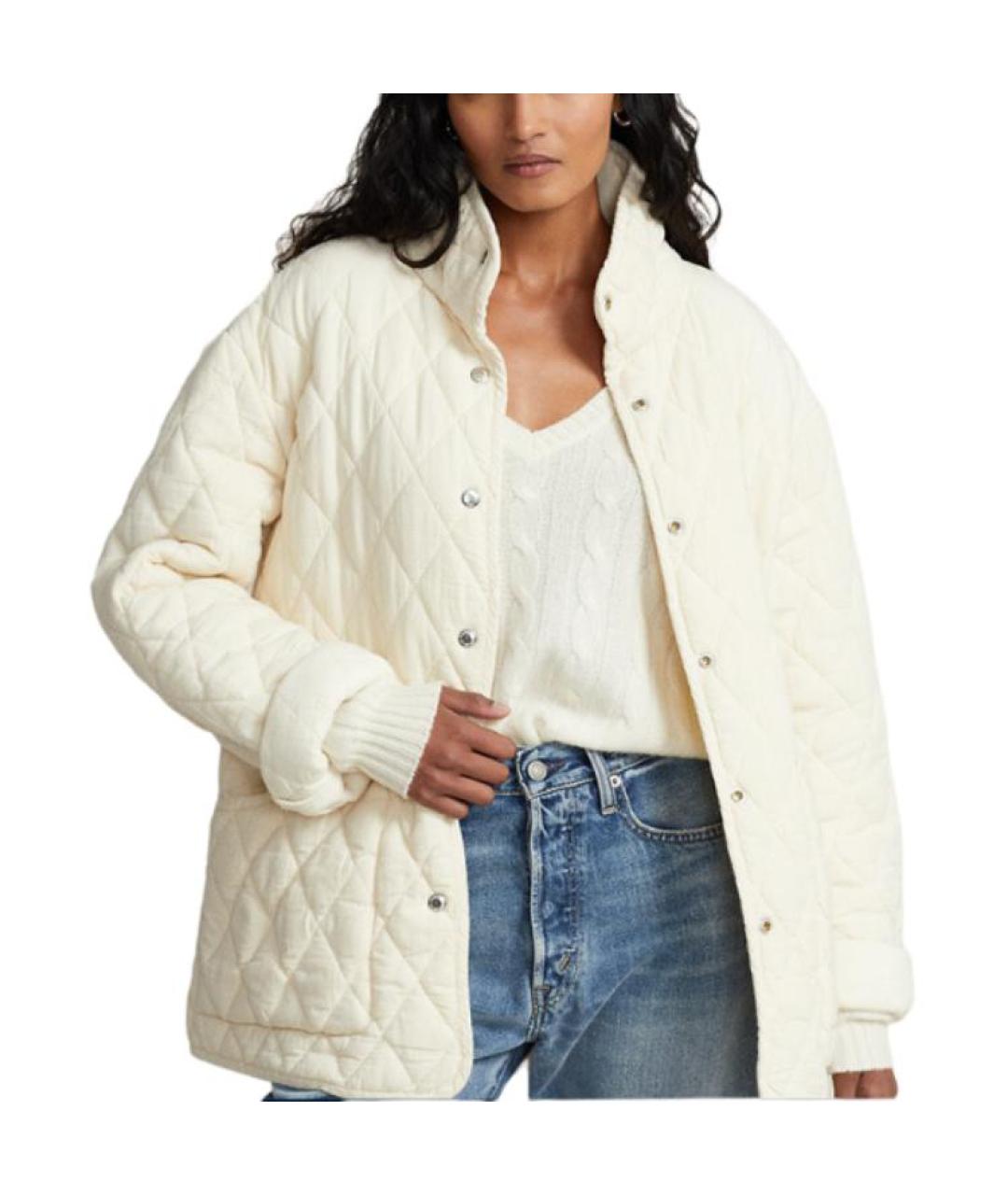 POLO RALPH LAUREN Бежевый пуховик, фото 3