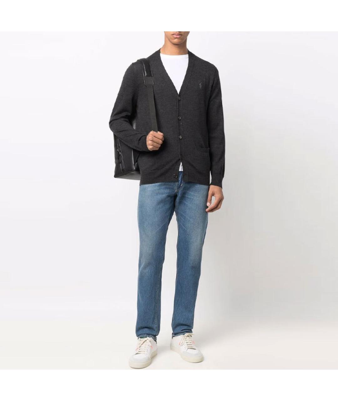 POLO RALPH LAUREN Серый кардиган, фото 2