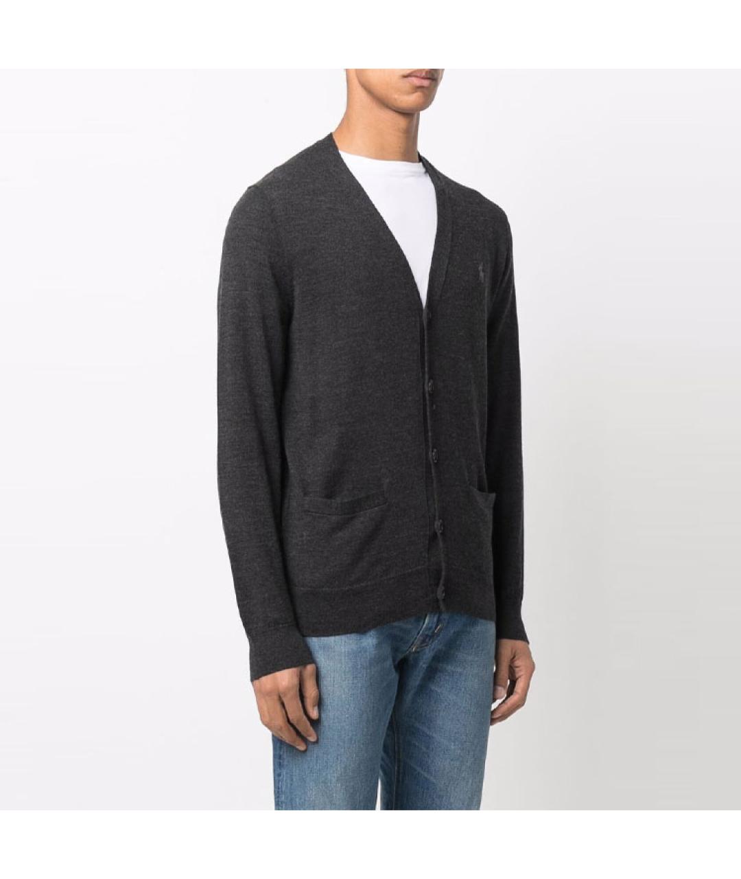 POLO RALPH LAUREN Серый кардиган, фото 5