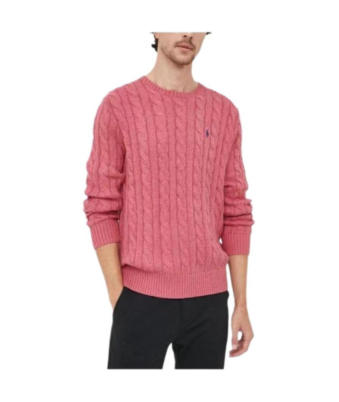 POLO RALPH LAUREN Розовый джемпер / свитер, фото 5