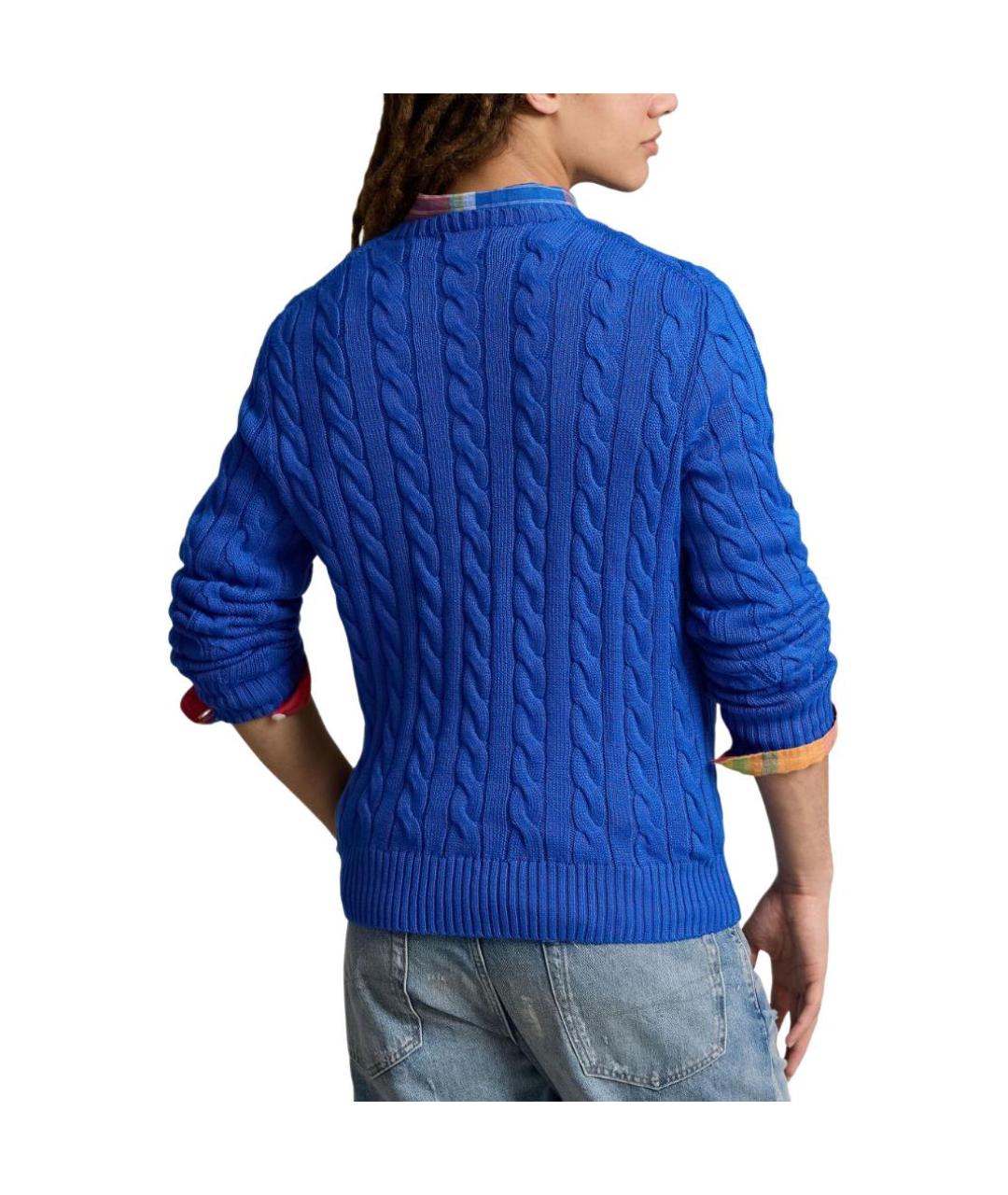 POLO RALPH LAUREN Синий джемпер / свитер, фото 4