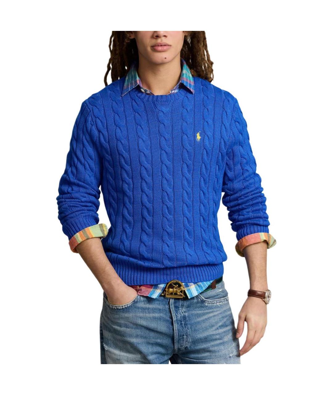 POLO RALPH LAUREN Синий джемпер / свитер, фото 3