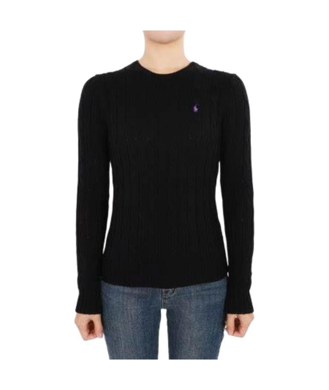 POLO RALPH LAUREN Черный шерстяной джемпер / свитер, фото 5