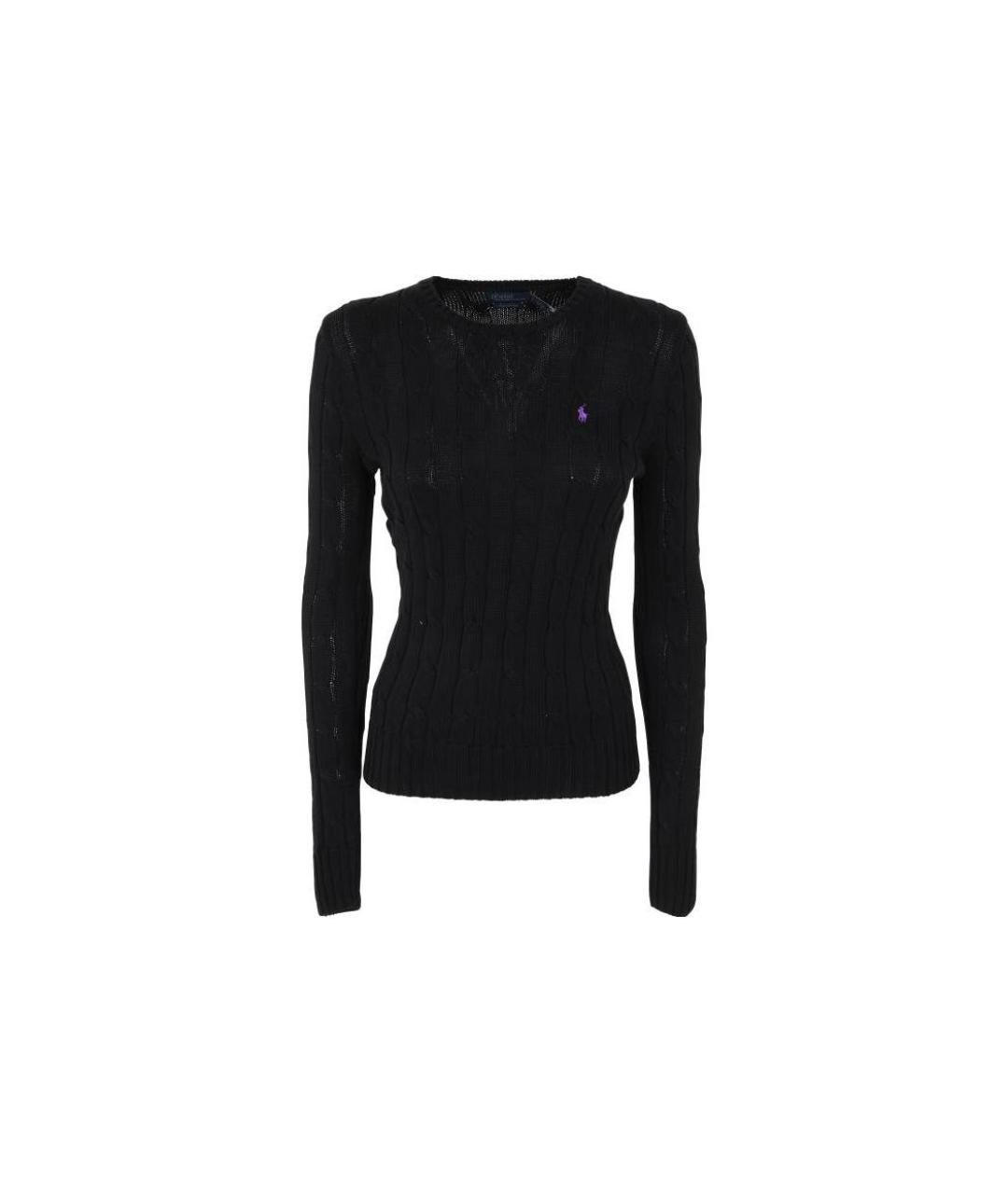 POLO RALPH LAUREN Черный шерстяной джемпер / свитер, фото 3