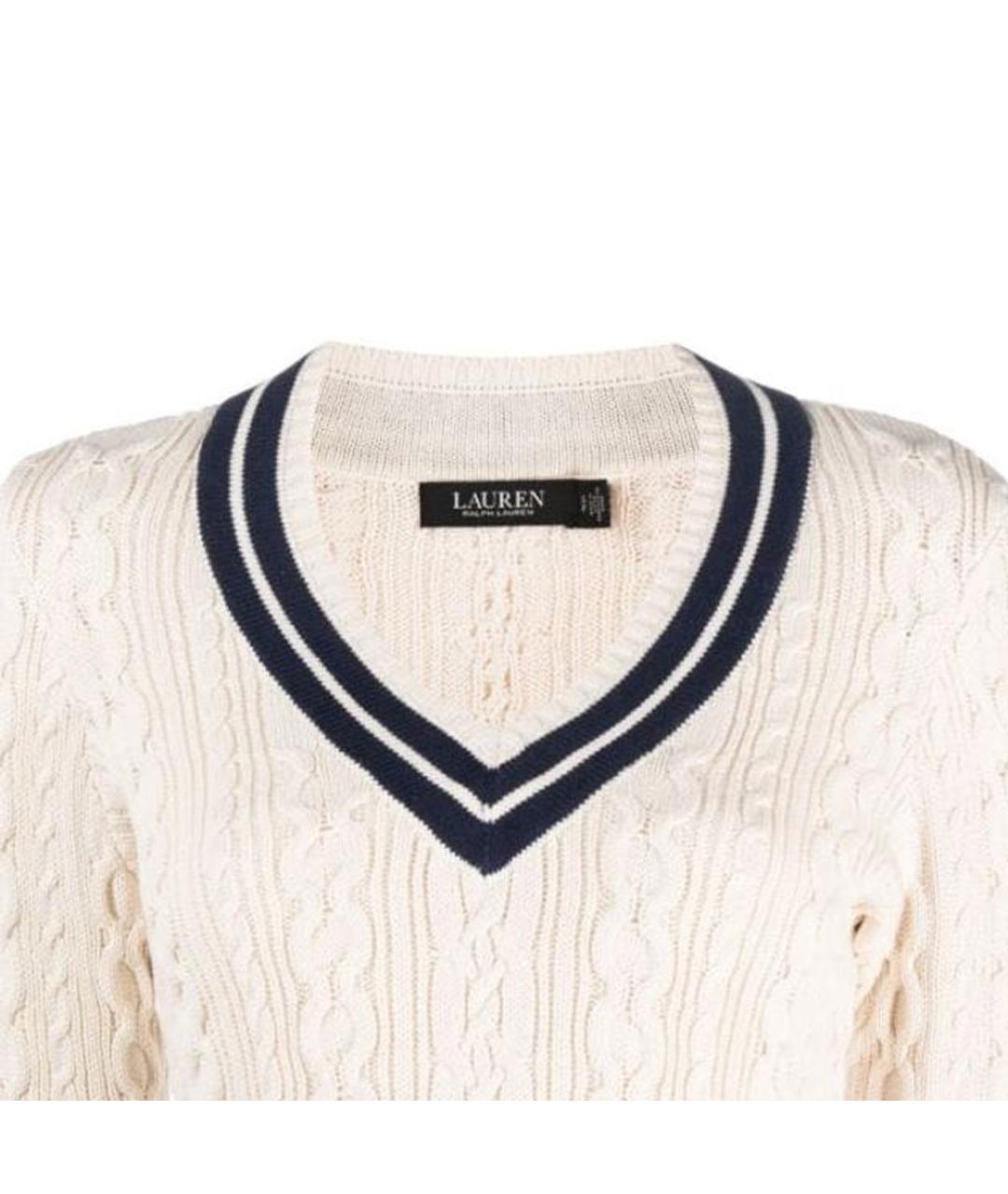 POLO RALPH LAUREN Белый джемпер / свитер, фото 3