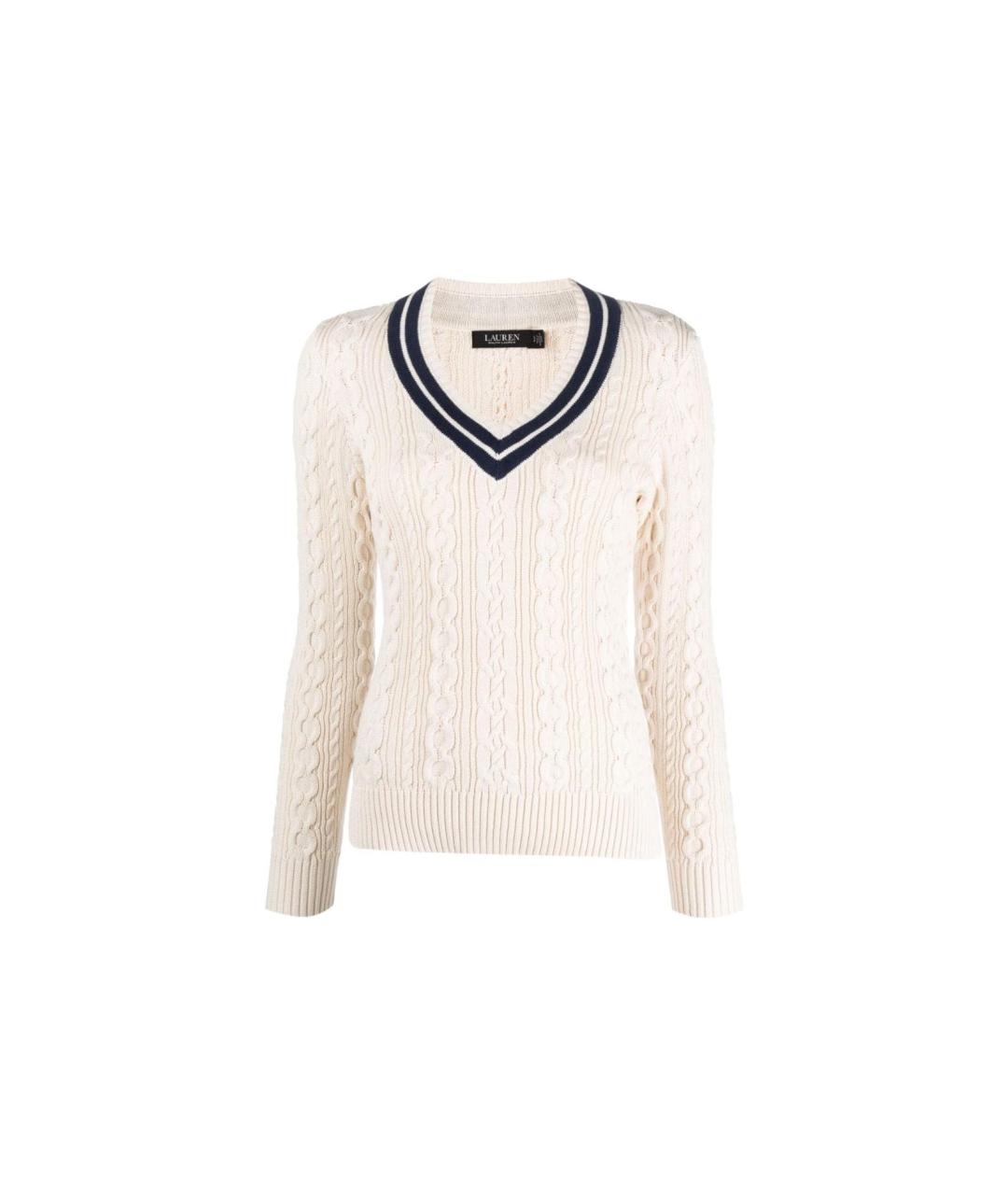 POLO RALPH LAUREN Белый джемпер / свитер, фото 1