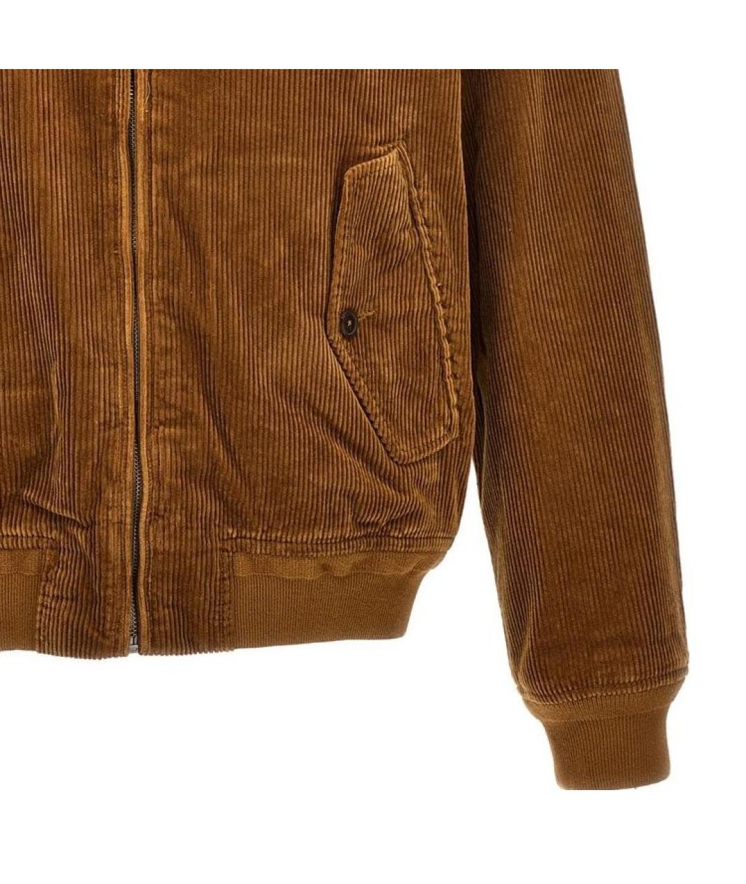 POLO RALPH LAUREN Коричневая хлопковая куртка, фото 5