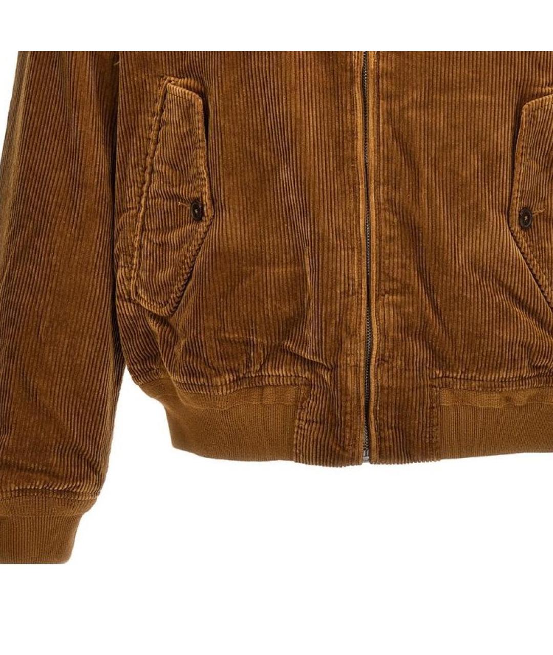 POLO RALPH LAUREN Коричневая хлопковая куртка, фото 6