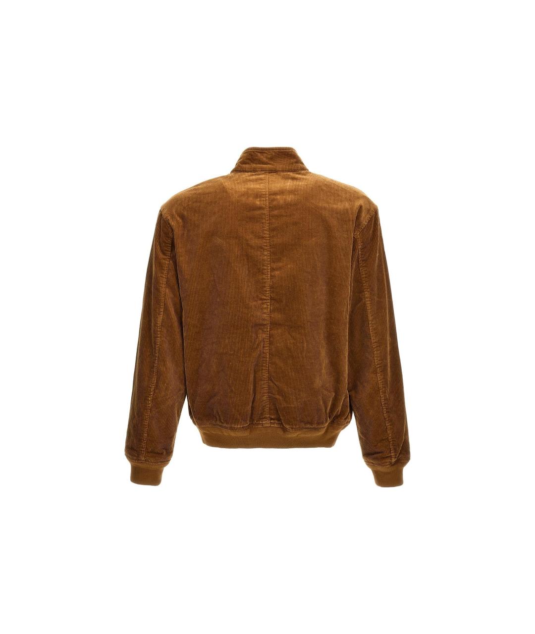 POLO RALPH LAUREN Коричневая хлопковая куртка, фото 2