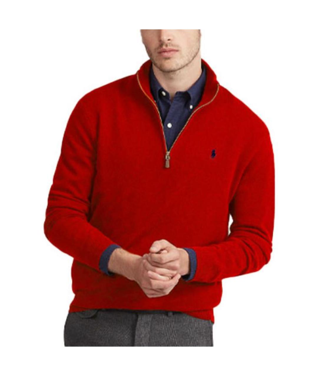 POLO RALPH LAUREN Красный джемпер / свитер, фото 3