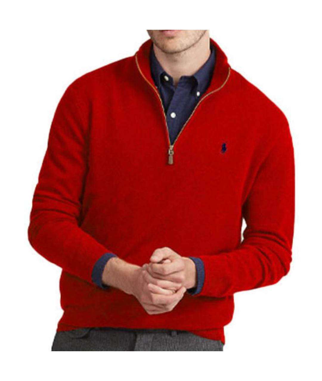 POLO RALPH LAUREN Красный джемпер / свитер, фото 4