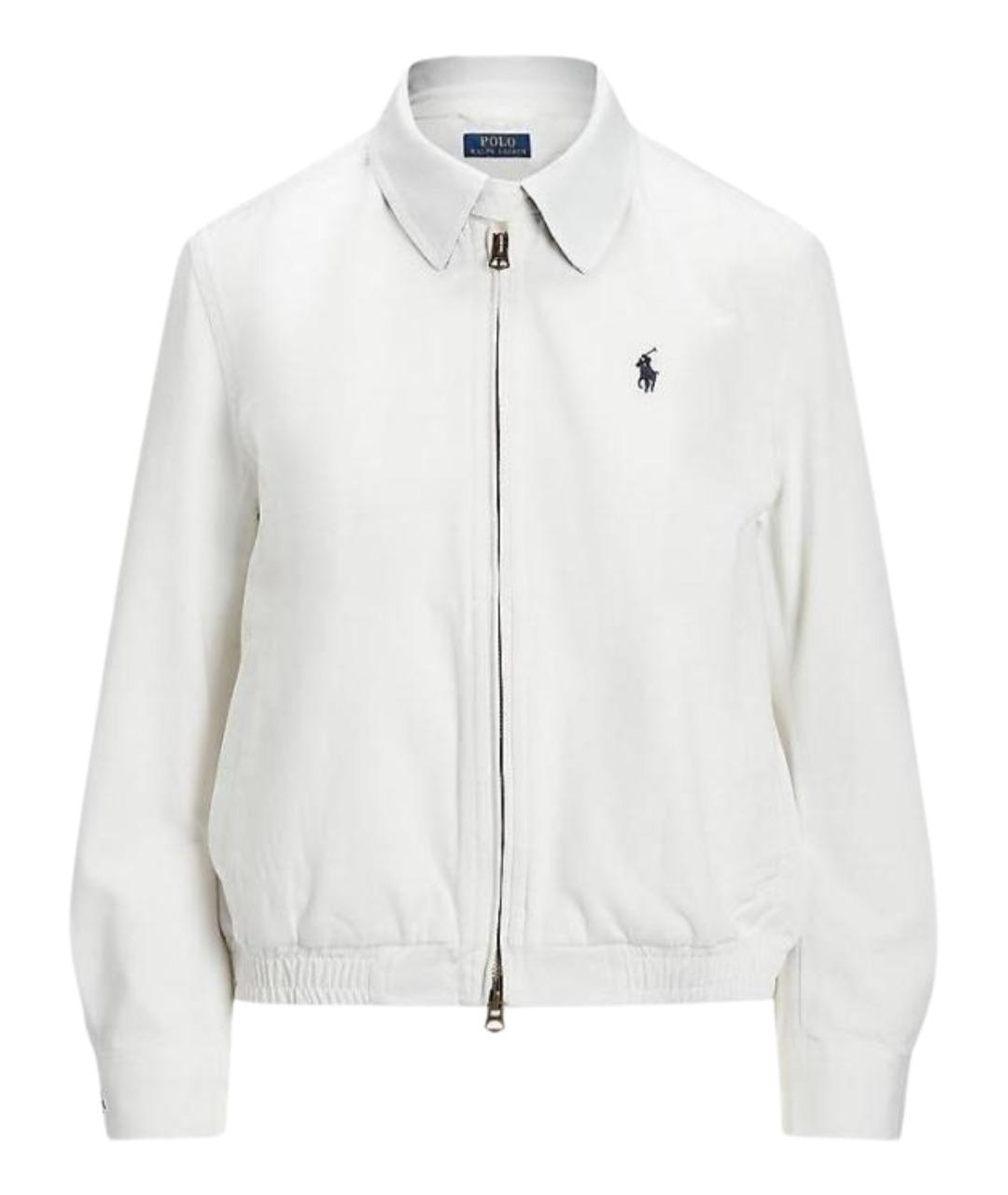 POLO RALPH LAUREN Белая хлопковая куртка, фото 1