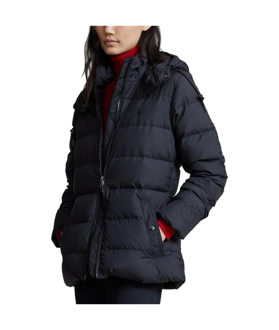 POLO RALPH LAUREN Черный пуховик, фото 4