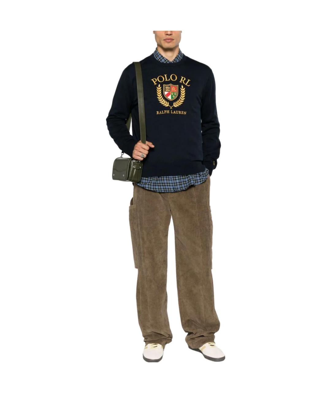 POLO RALPH LAUREN Синий джемпер / свитер, фото 2