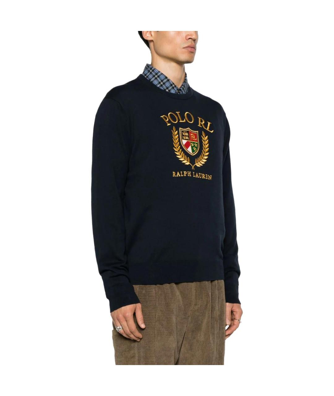 POLO RALPH LAUREN Синий джемпер / свитер, фото 4