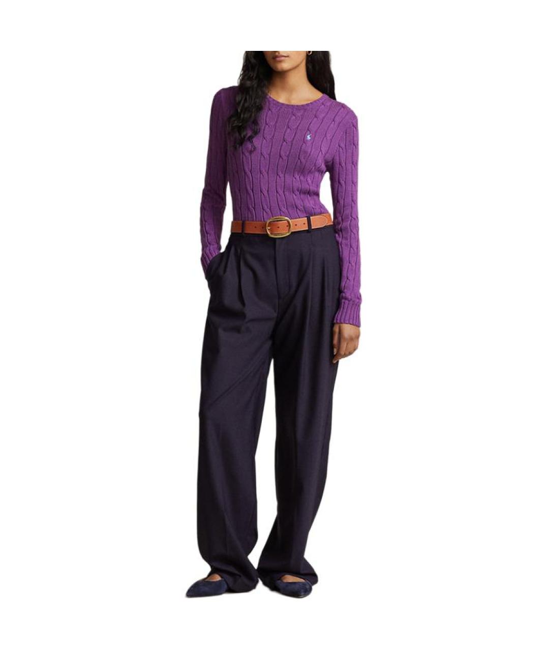 POLO RALPH LAUREN Фиолетовый джемпер / свитер, фото 2