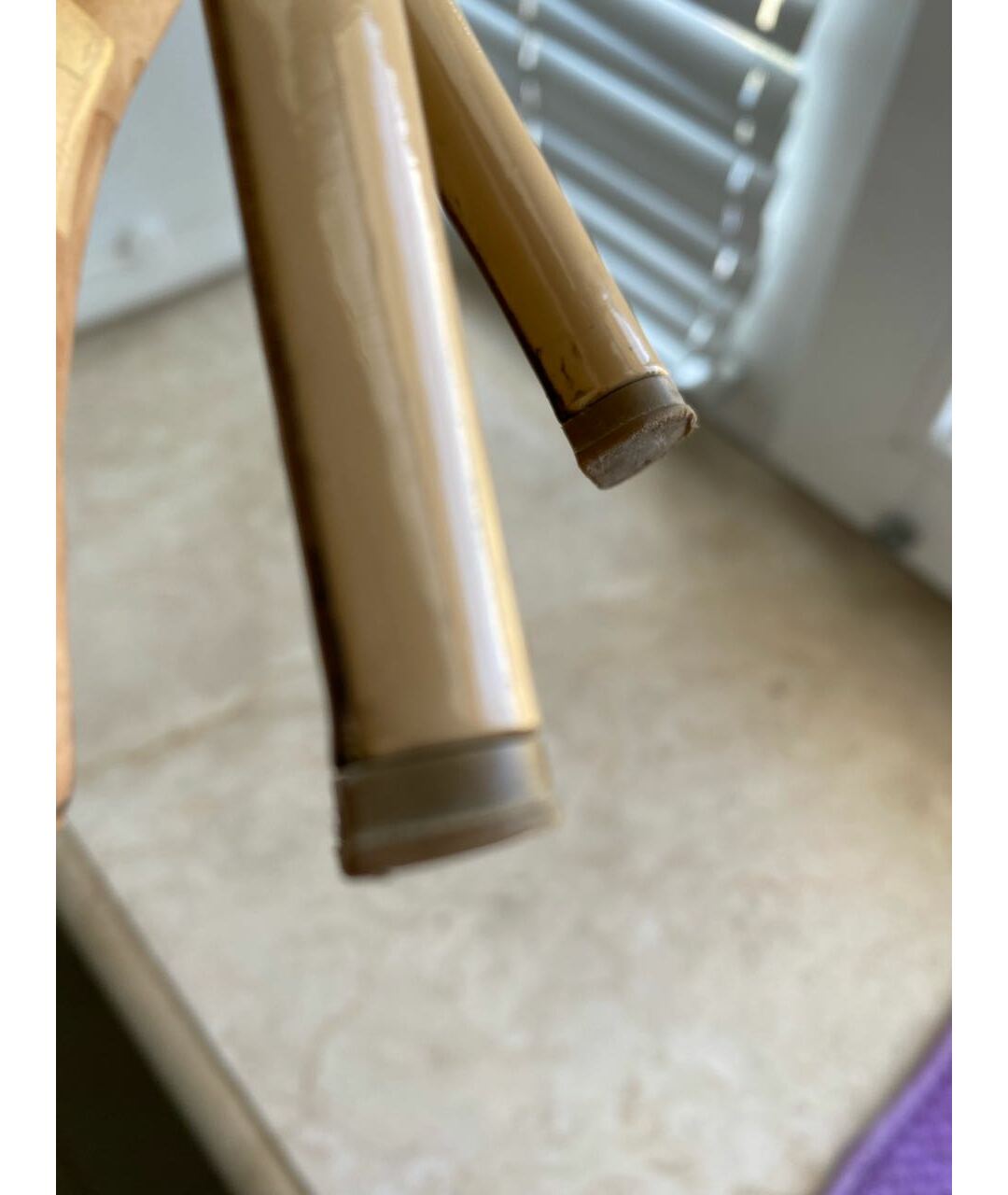 CHRISTIAN DIOR Бежевые туфли из лакированной кожи, фото 6