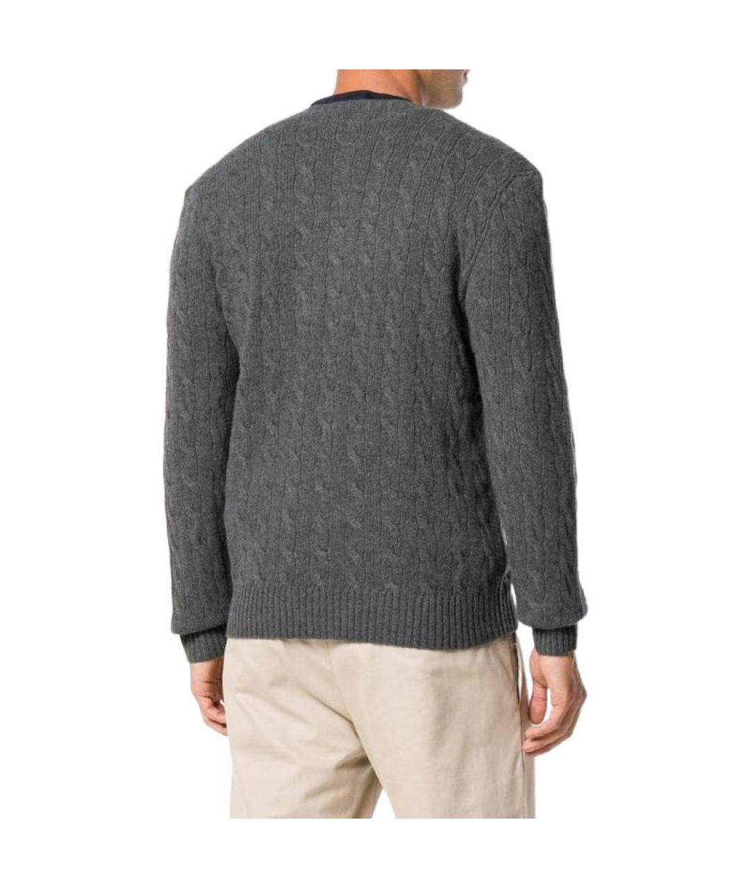 POLO RALPH LAUREN Серый джемпер / свитер, фото 4