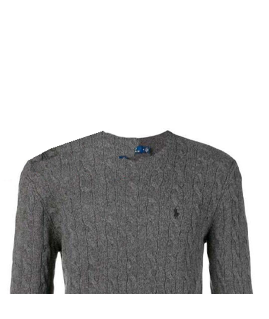 POLO RALPH LAUREN Серый джемпер / свитер, фото 6