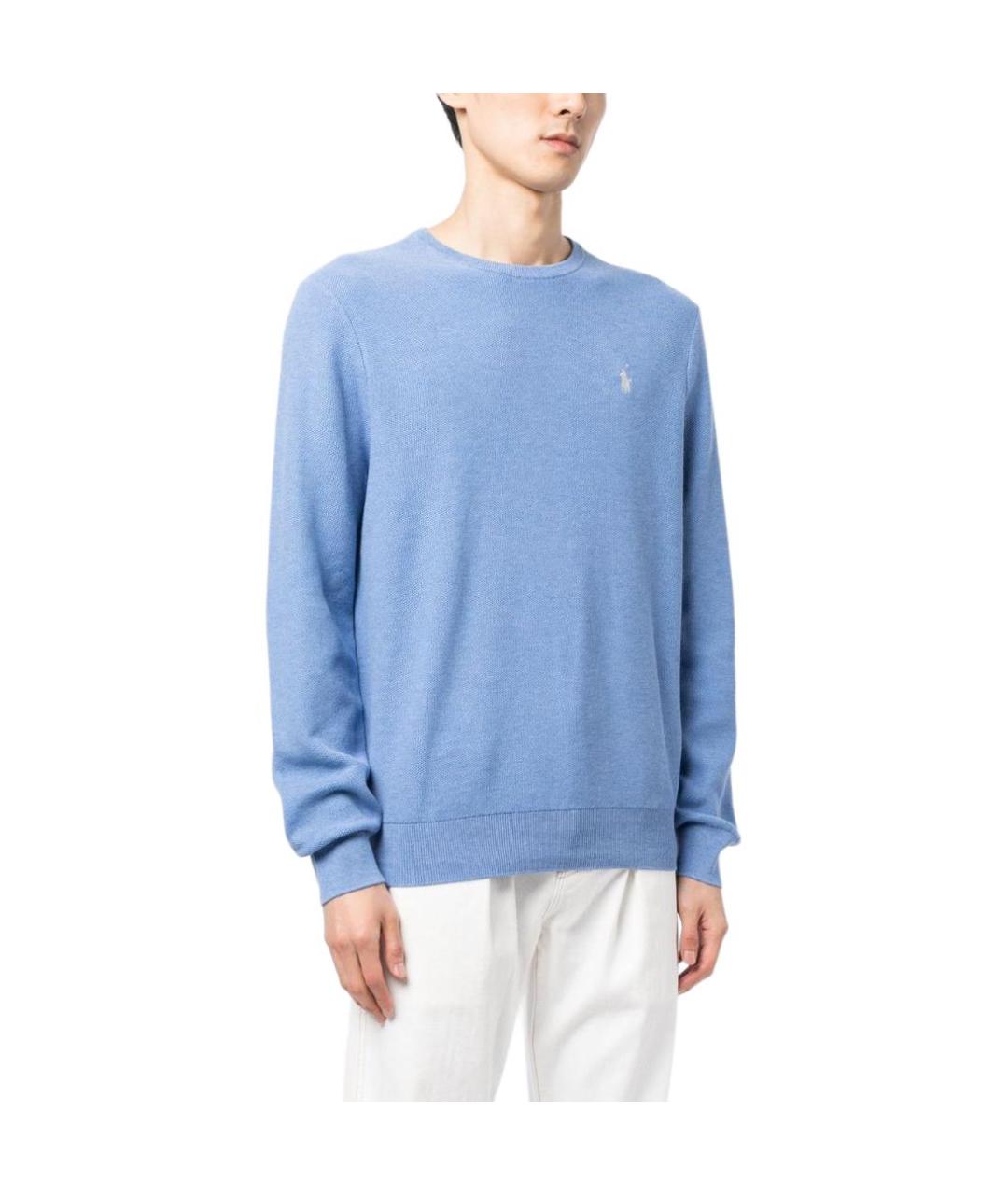 POLO RALPH LAUREN Голубой джемпер / свитер, фото 4