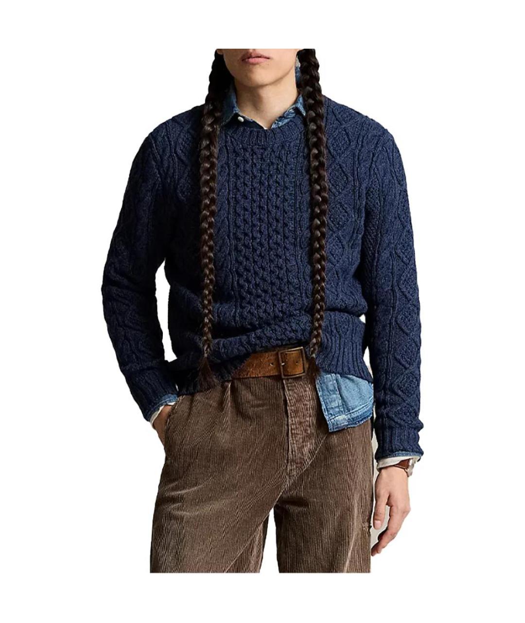 POLO RALPH LAUREN Синий джемпер / свитер, фото 2