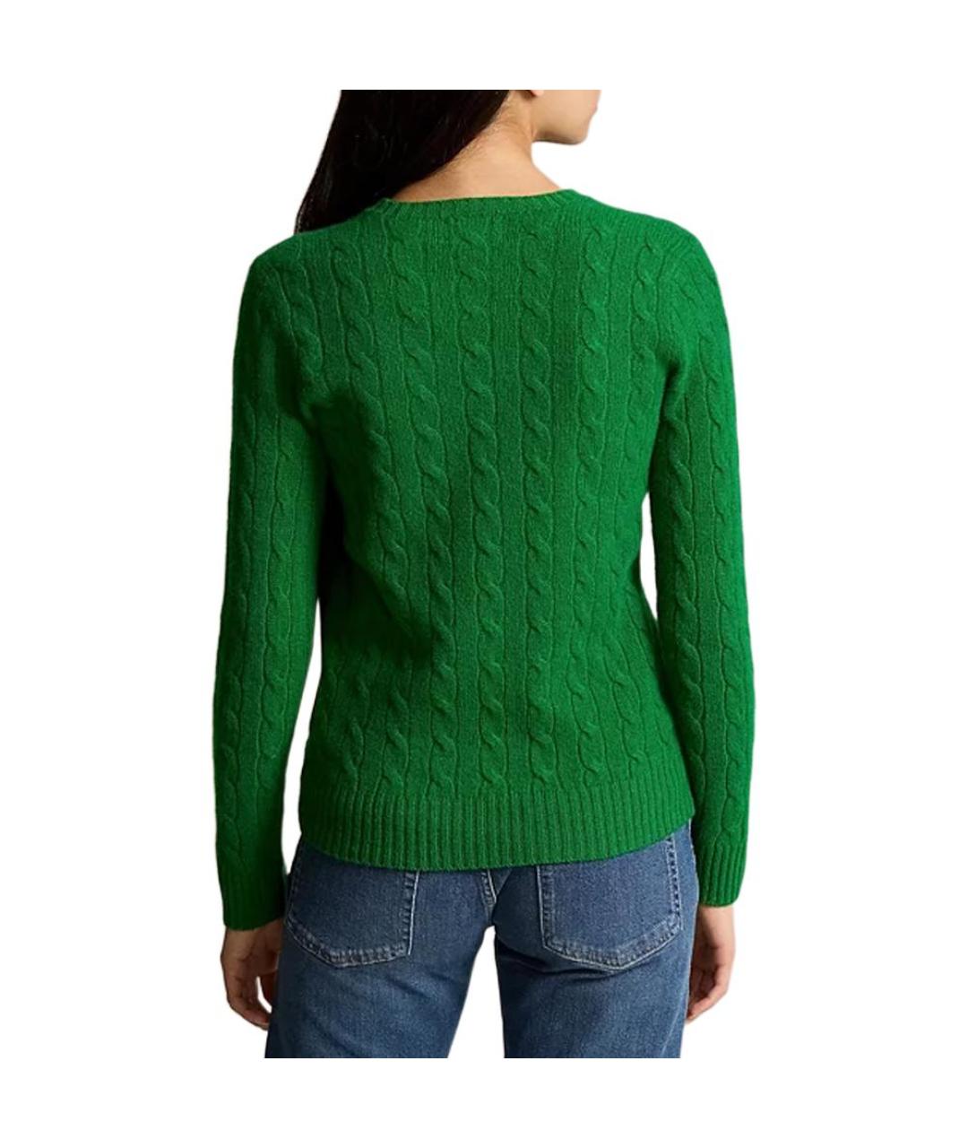 POLO RALPH LAUREN Зеленый джемпер / свитер, фото 2