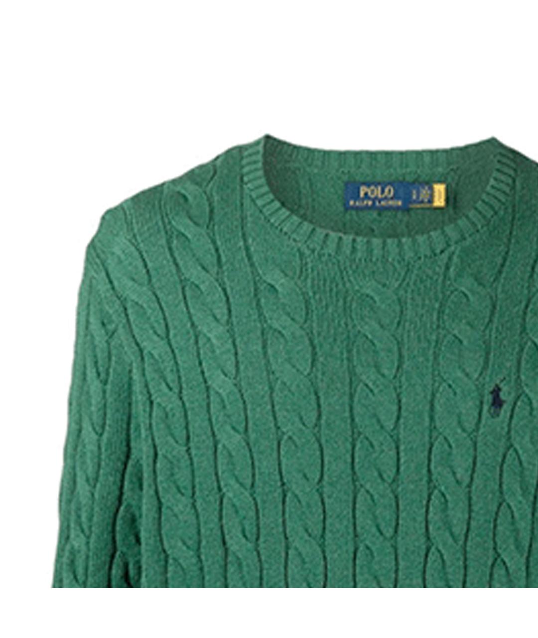POLO RALPH LAUREN Зеленый джемпер / свитер, фото 6