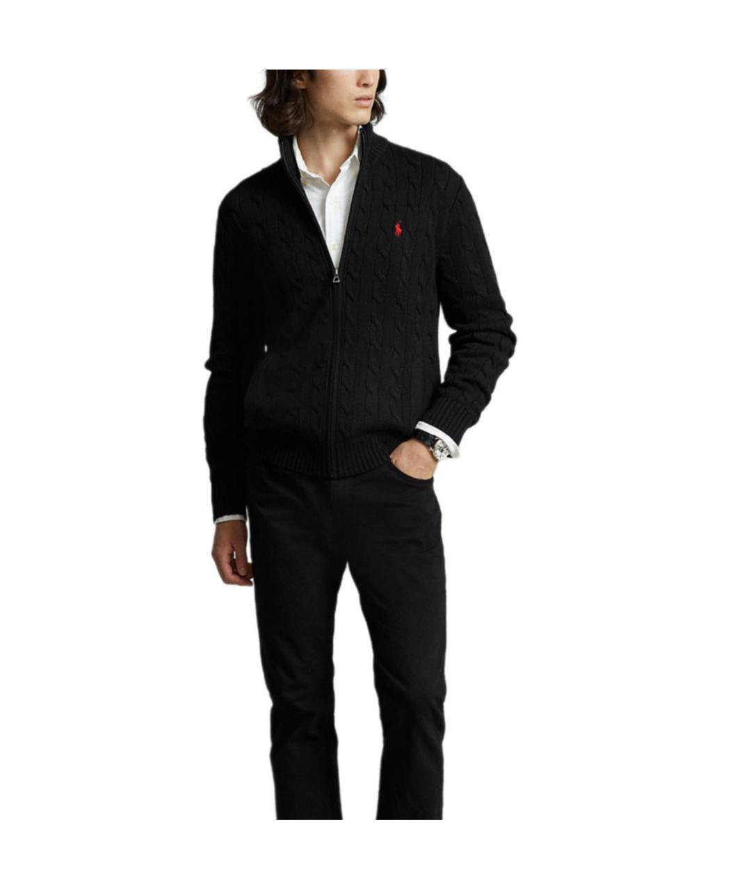 POLO RALPH LAUREN Черный джемпер / свитер, фото 2