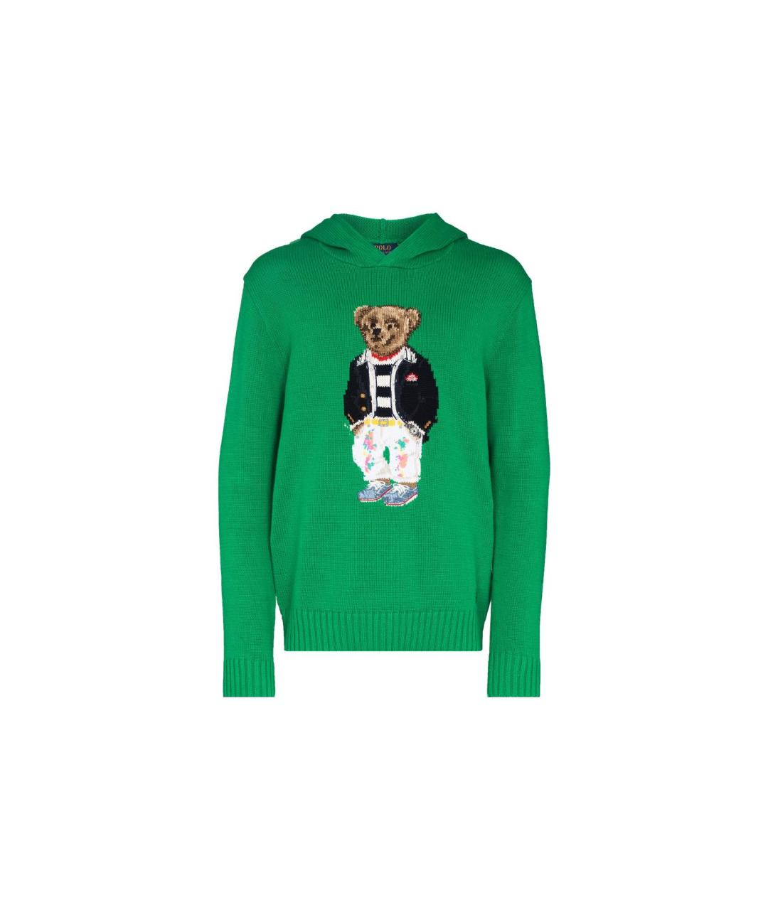 POLO RALPH LAUREN Зеленый джемпер / свитер, фото 4