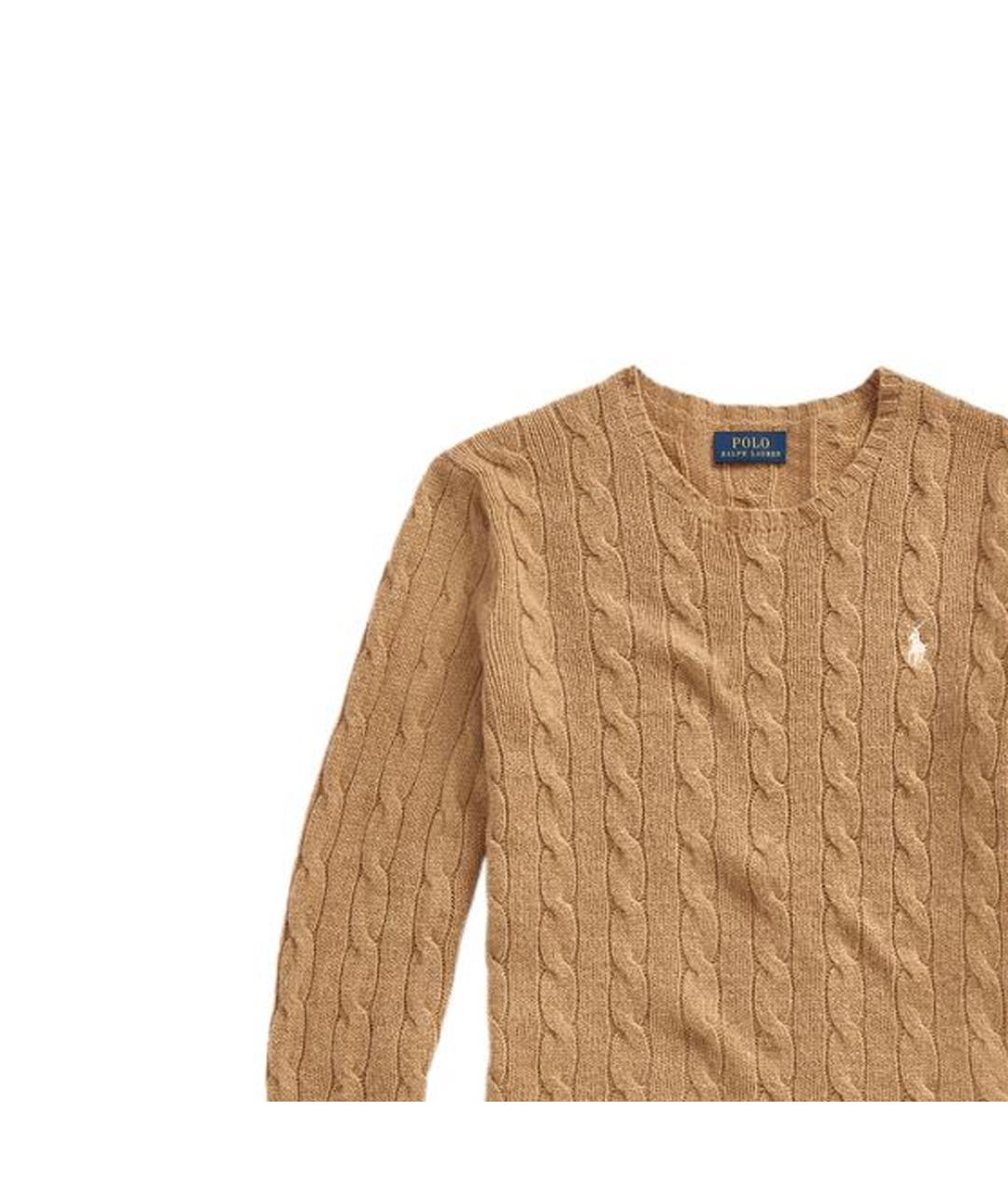 POLO RALPH LAUREN Коричневый джемпер / свитер, фото 5