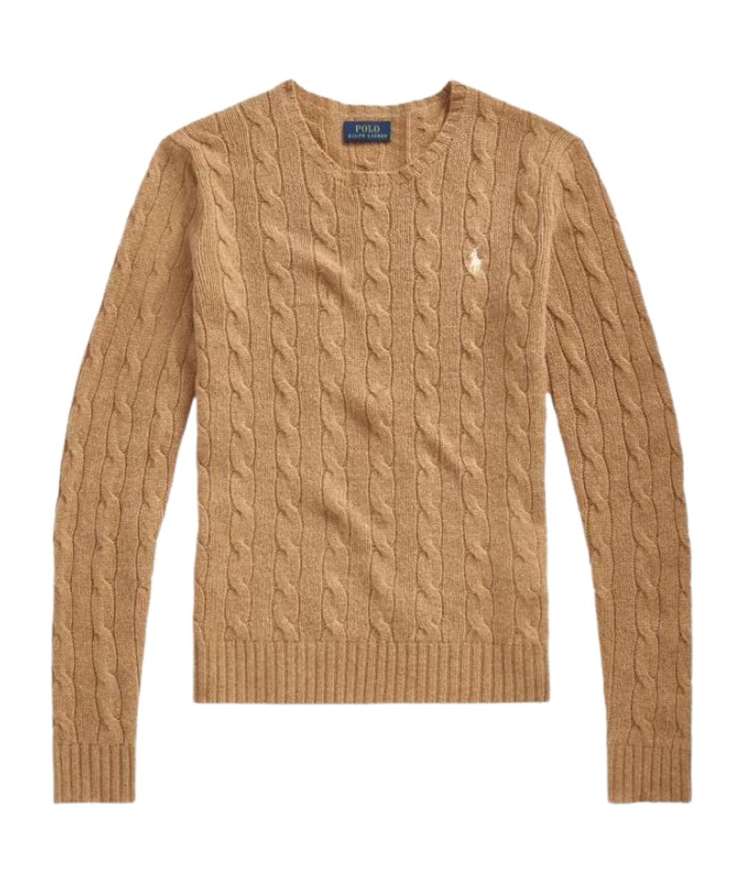 POLO RALPH LAUREN Коричневый джемпер / свитер, фото 1
