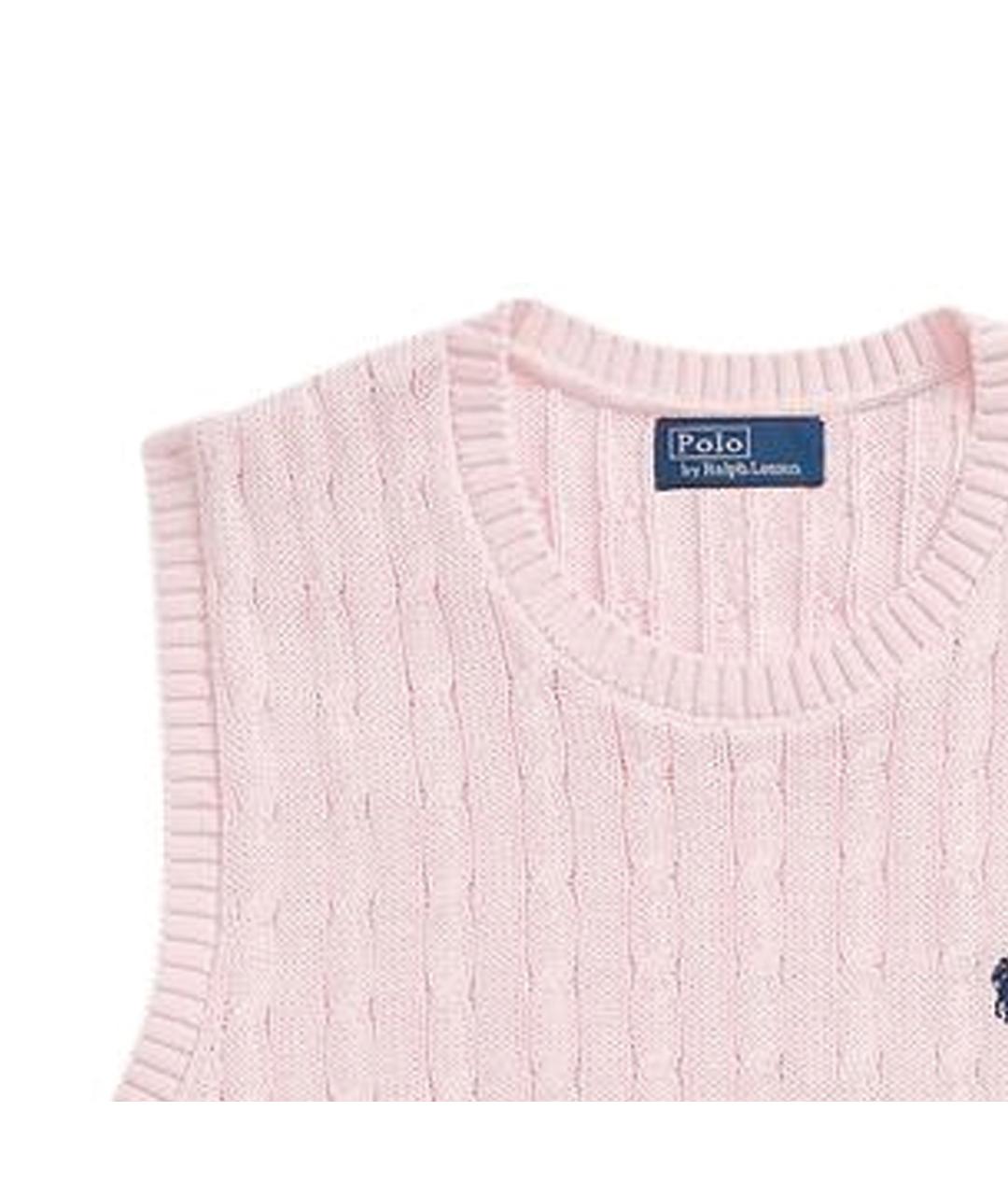 POLO RALPH LAUREN Розовая жилетка, фото 6