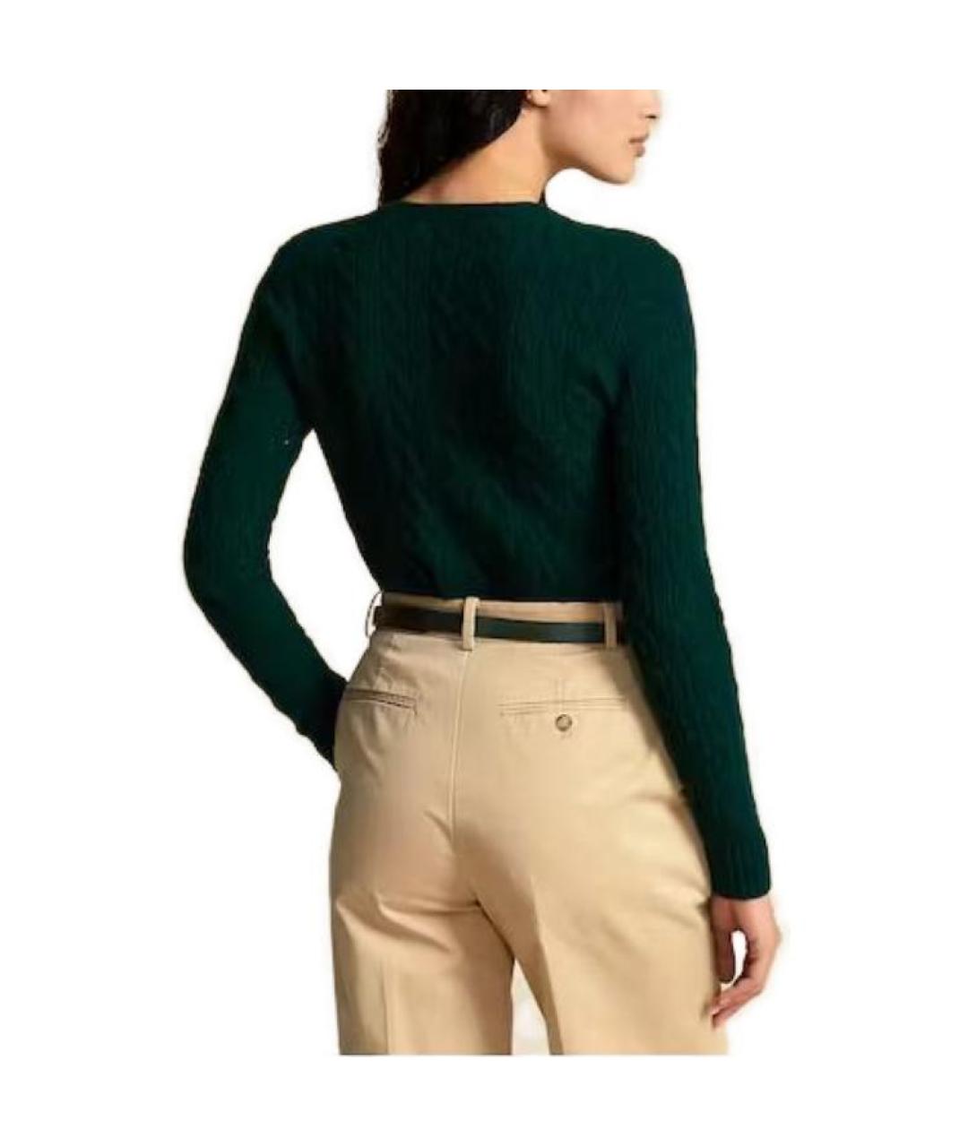 POLO RALPH LAUREN Зеленый джемпер / свитер, фото 2
