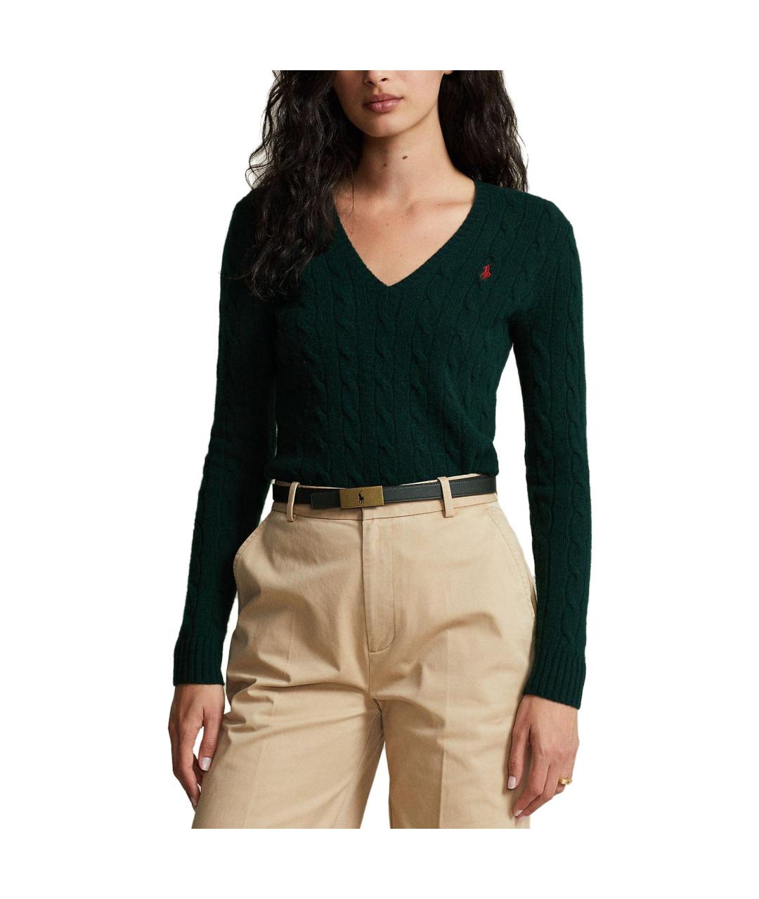 POLO RALPH LAUREN Зеленый джемпер / свитер, фото 4