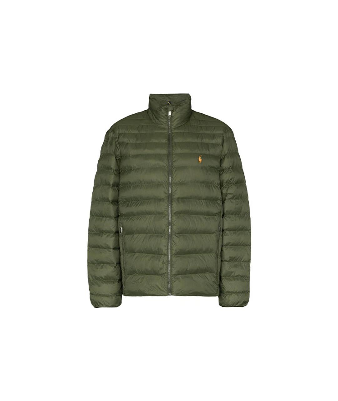 POLO RALPH LAUREN Зеленый пуховик, фото 1