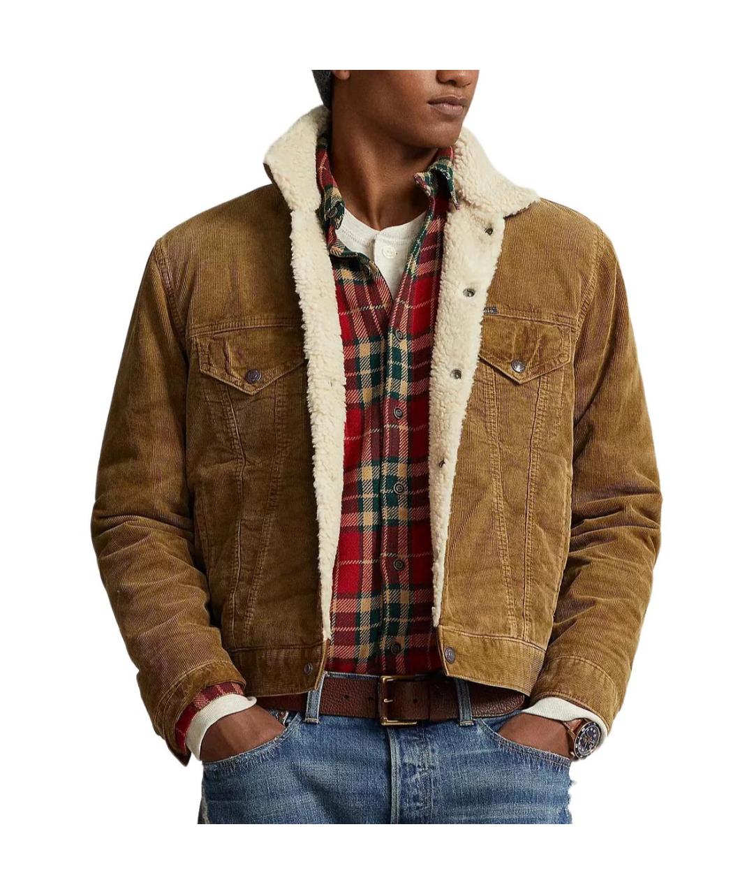 POLO RALPH LAUREN Коричневая куртка, фото 2