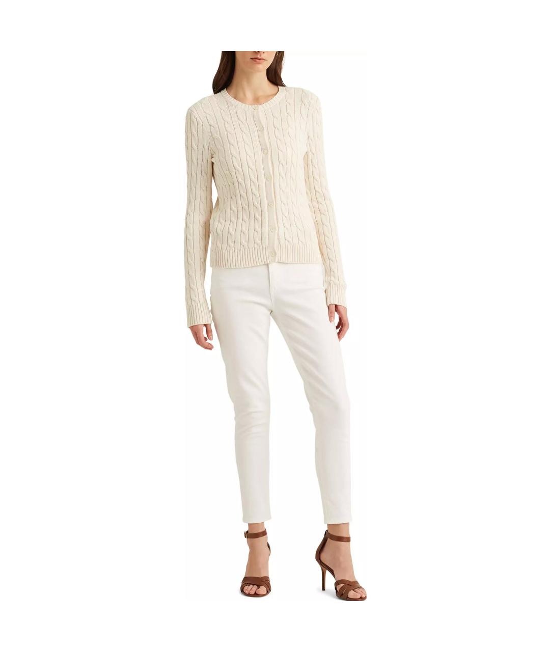 POLO RALPH LAUREN Бежевый кардиган, фото 2