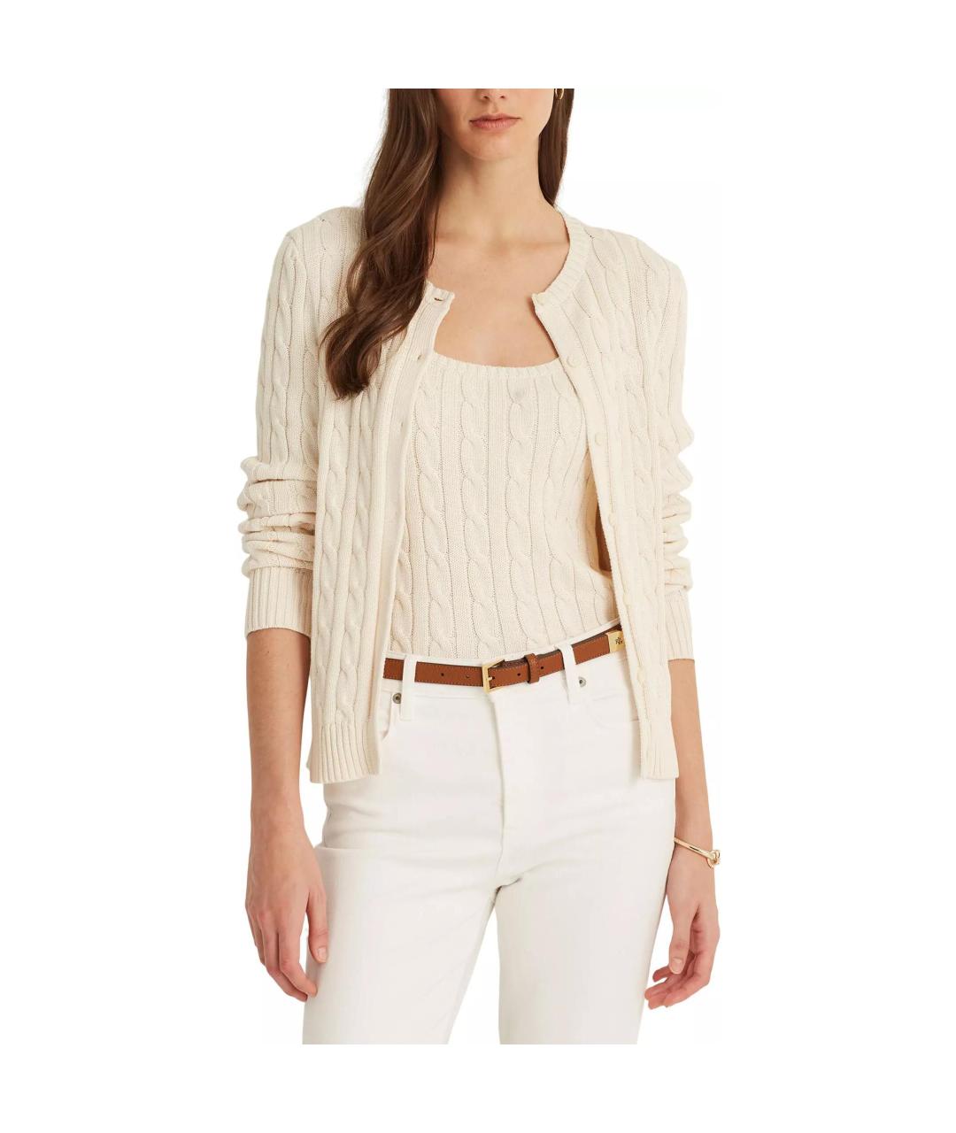 POLO RALPH LAUREN Бежевый кардиган, фото 3