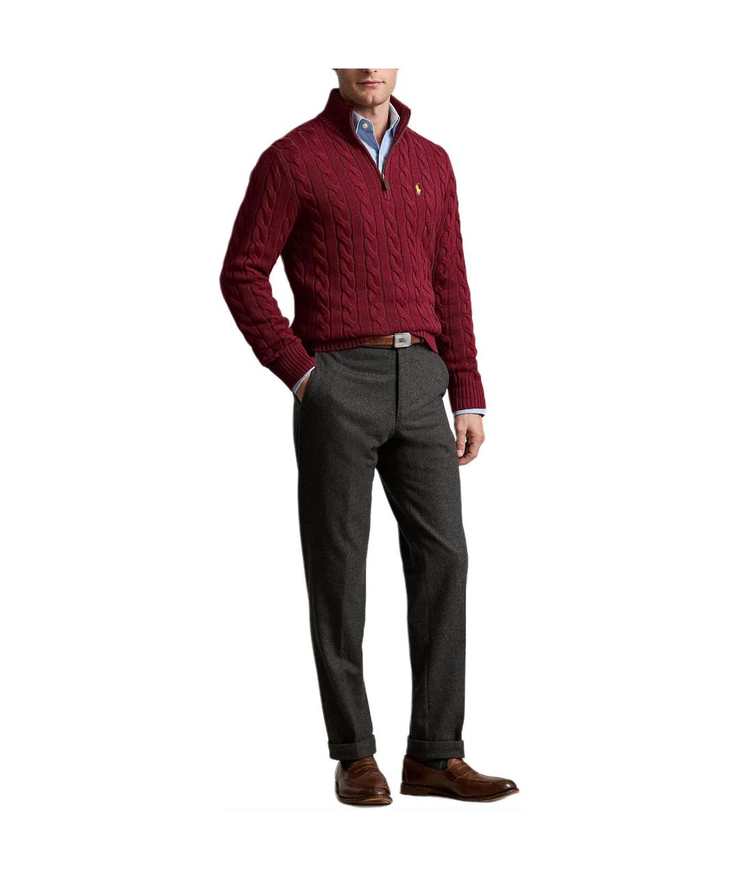 POLO RALPH LAUREN Красный джемпер / свитер, фото 4