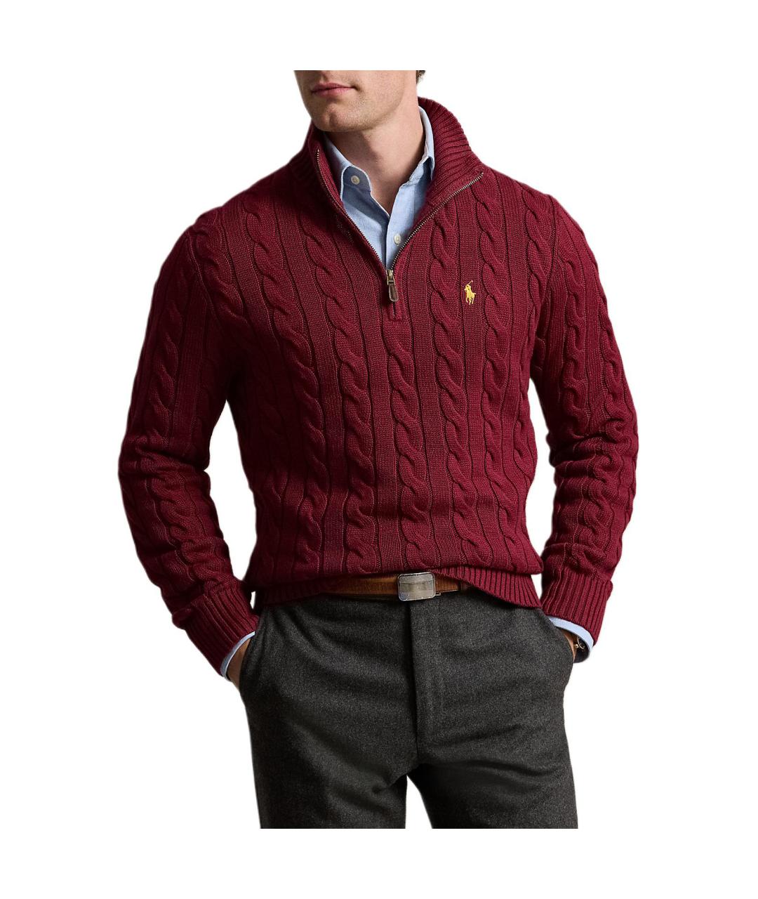 POLO RALPH LAUREN Красный джемпер / свитер, фото 2