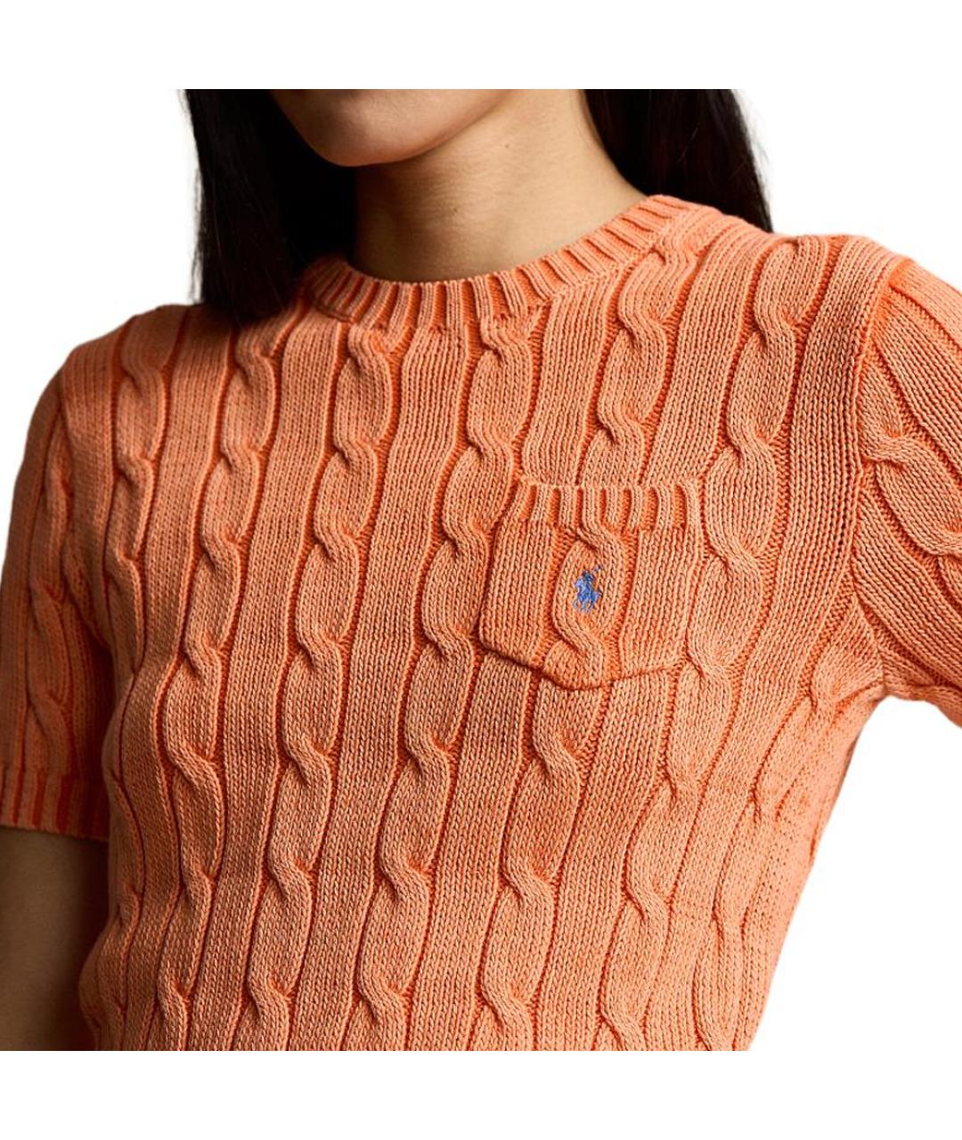 POLO RALPH LAUREN Оранжевый джемпер / свитер, фото 5