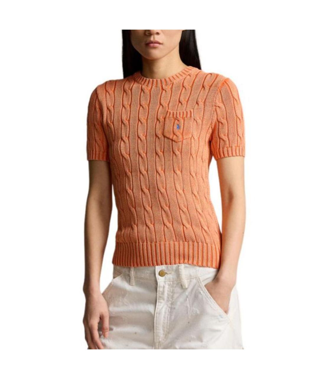 POLO RALPH LAUREN Оранжевый джемпер / свитер, фото 2