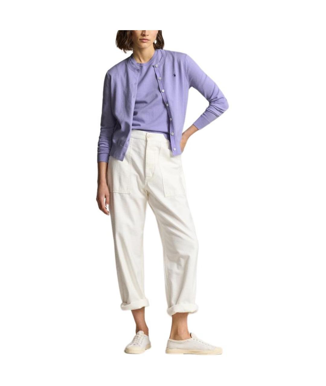 POLO RALPH LAUREN Фиолетовый кардиган, фото 2